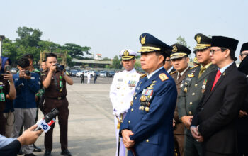 HUT ke-81 TNI di Bandung, Danlanal Bersama Prajurit Komitmen Jaga Kepercayaan Rakyat