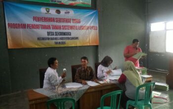 Program PTSL 2026, BPN Sumedang Serahkan 343 Sertifikat Tanah di Sekarwangi