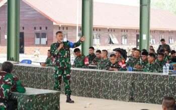 Mantapkan Kesiapan Tempur Satuan, Dirlat Kodiklatad Pimpin Briefing Latihan Posko II YTP 614/RJP di Nunukan