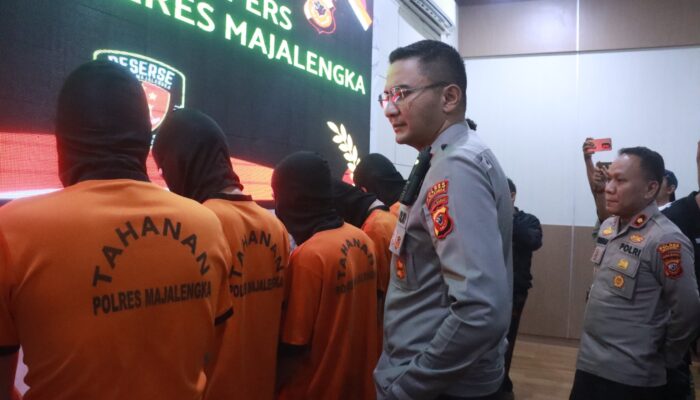 Salah Sasaran Serang Warga di Jatiwangi, 5 Anggota Geng Motor Dibekuk Polres Majalengka