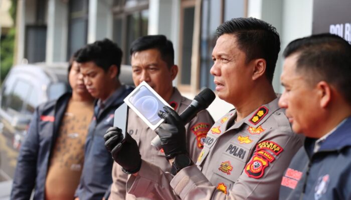 Tim Sancang Polres Garut Bekuk Residivis Penodong Golok di Tarogong Kidul