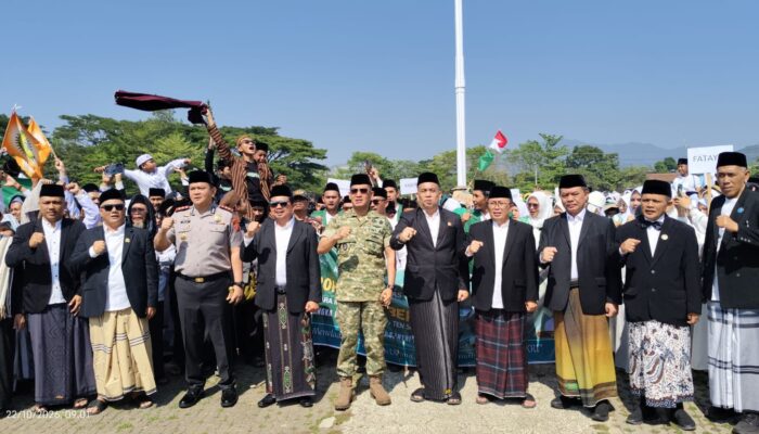 Peringatan HSN 2026 Meriah, Kepala Kemenag Sumedang Apresiasi Partisipasi Santri