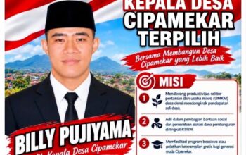 Gelora Era Baru Cipamekar: Tokoh Muda Billy Pujiyama Resmi Terpilih, Siap Melangkah Bersama Bangun Desa!