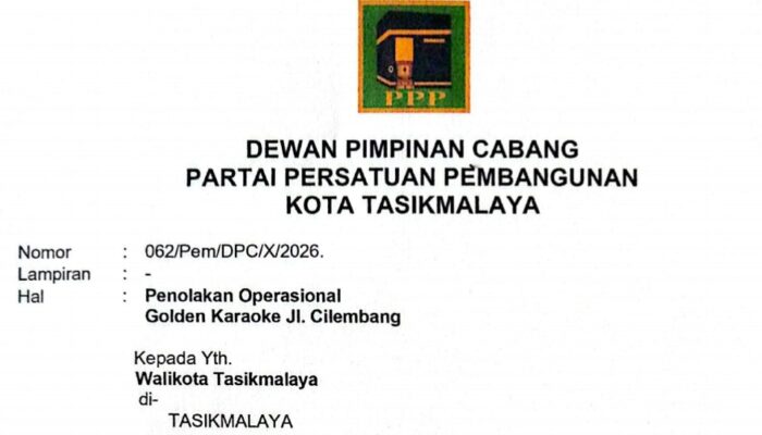 Tempat Karaoke Dekat Kantor DPC PPP Kota Tasik, Pengurus Surati Wali Kota