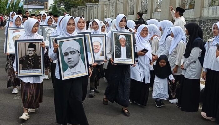 Hari Santri 2026 di Kota Santri, Ribuan Santri Tumpah ke Jalan